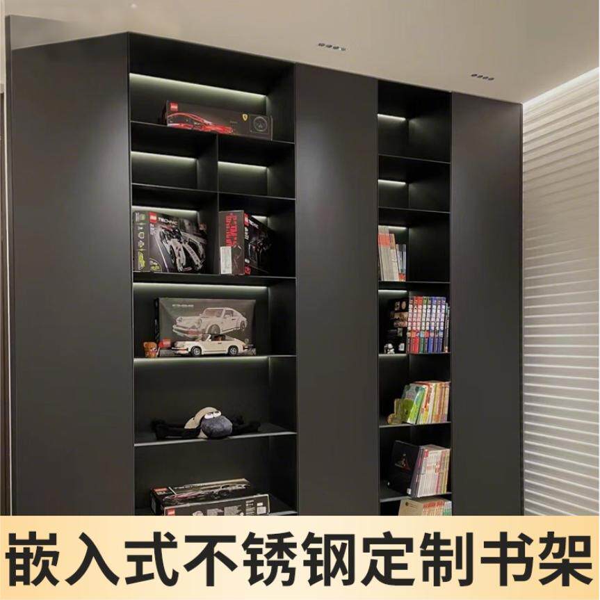 304不锈钢壁龛柜隔板金属电视柜壁龛嵌入式成品卫生间浴室置物架