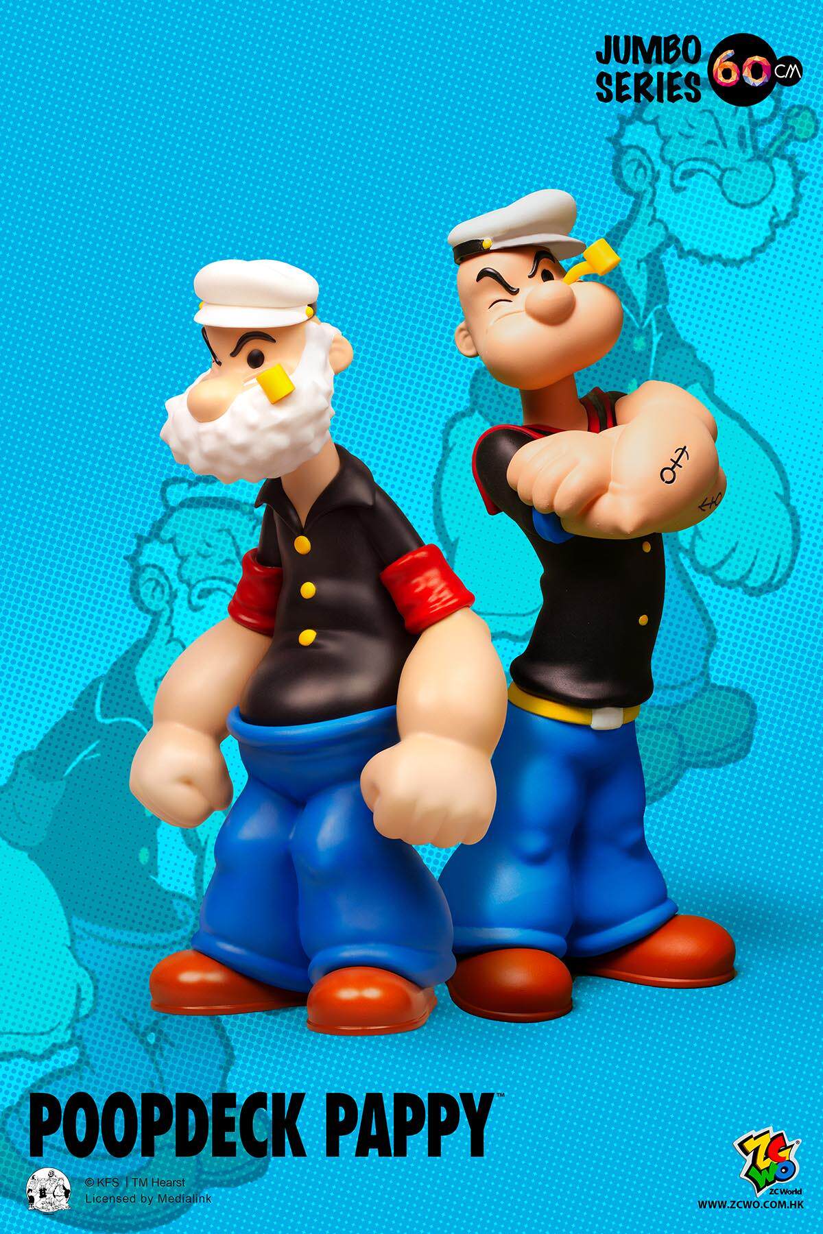 關羽木紋潮玩手辦ZCWO關公雕像模玩張飛木紋款潮流玩具