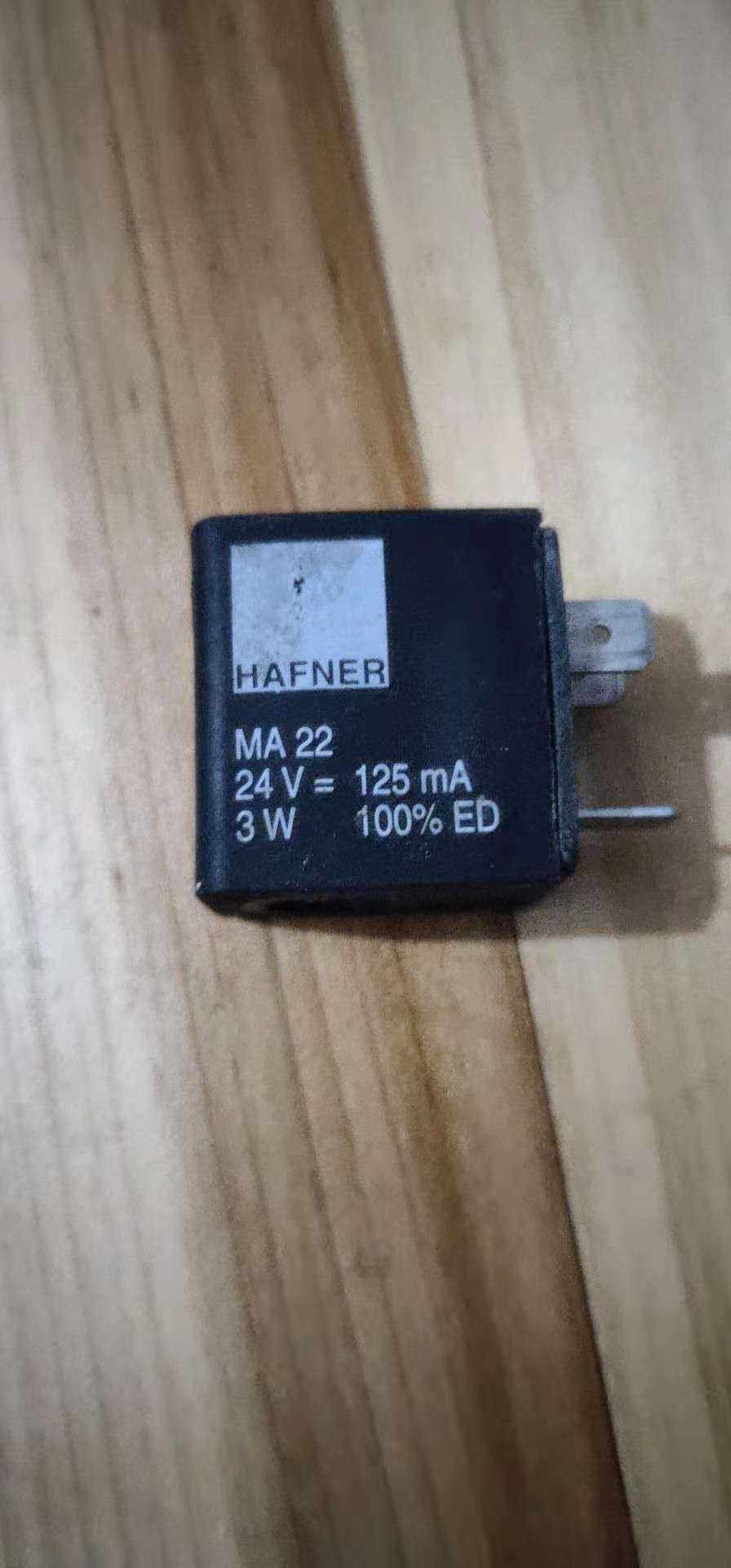 HAFNER solenoid valve coil MA22 24v 125MA MN520701KES
