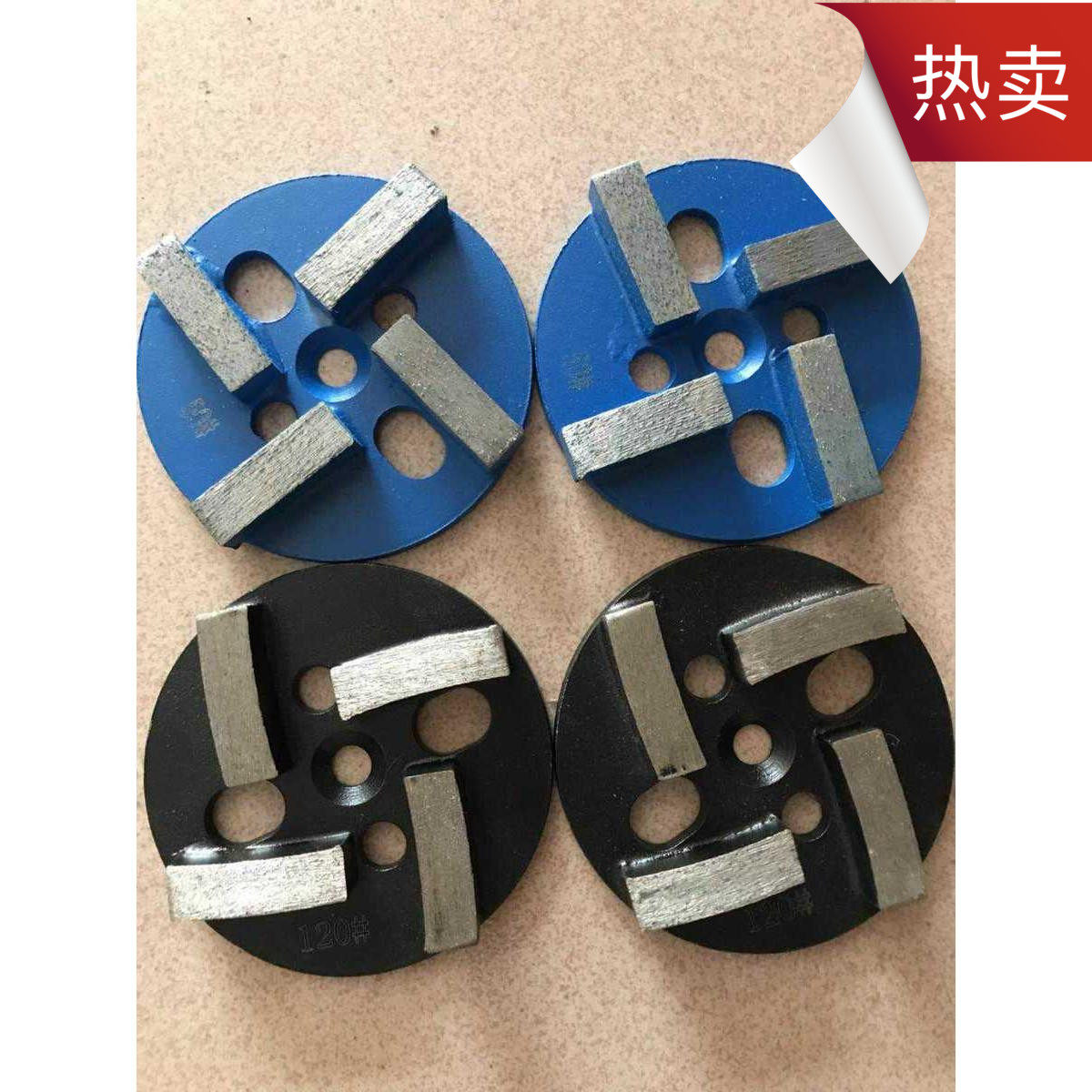 Epoxy terrace grinding block diamond cutter head mixed earth grinding block diamond sand grinding sheet resin grinding sheet water grinding stone grinding head