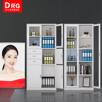 Guangxi file cabinet Dressing cabinet with lock Household storage data cabinet Drawer type tin cabinet Office file cabinet
