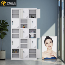 15-door locker Layered storage partition Multi-door storage tin cabinet factory workshop storage bag change clothes and shoes cabinet