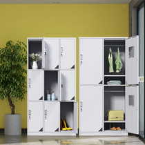 Dressing cabinet Staff iron storage storage cabinet Dormitory multi-door shoe cabinet lockable file cabinet Data iron cabinet Low cabinet