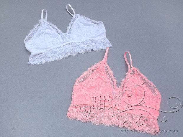 01 Full 80 European And European Goods Edition Comfort Lace Slim Fit Bra Women's Underwear Sexy Vest Style Bra