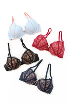 58 full 80 European and American female bra sets to woo sexy seductive lace slim slim breasts big size underwear underwear