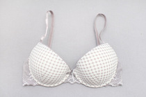 157 full 80 European and American bourgis lace edge thin down thick and gathered bra hood comfortable up to womens underwear