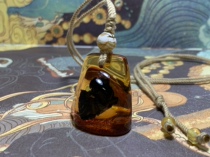 Amber plant amber purifier Pure Ukrainian material All-pack without leak pendant necklace aaa level