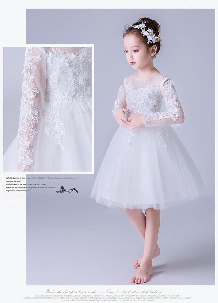 Trang phục trẻ em công chúa váy nước ngoài nhỏ hoa cô gái trình diễn trang phục catwalk trang phục cô gái buổi tối váy fluffy váy vest trẻ em