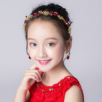 Children Gown Accessories Hair Accessories Princess Dresses Dress Accessories Girl Trinkets Red Hair Stirrup Dont Birthday Performance Accessories