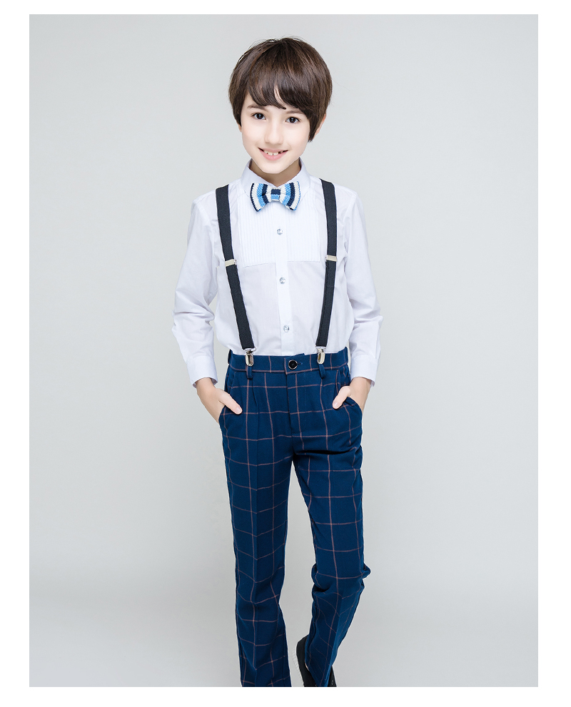 Trẻ em biểu diễn đàn piano Dress Boy Show Flower Boy Host Boy Suit Suit Nhỏ Suit shop quần áo trẻ em