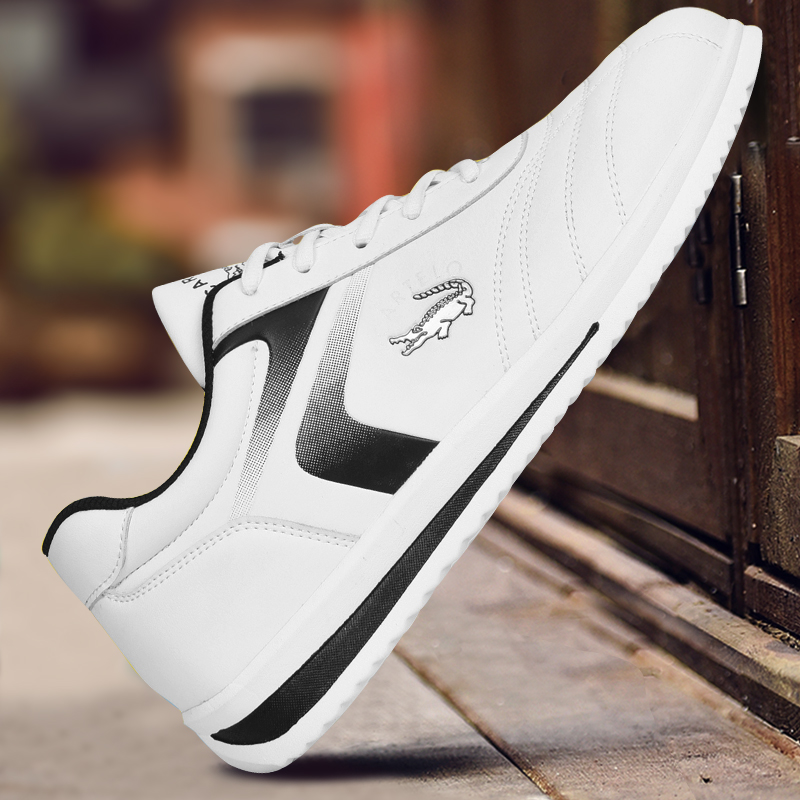 Crocodile men's small white shoes Summer shoes Men's wave shoes 2022 new spring autumn 100 hitch casual sports Agan Men's shoes