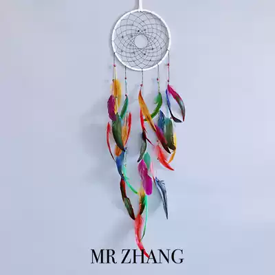 MRZHANG Mr Zhang hand-made original dreamcatcher dream Indian feather pendant literary gift retro dreamcatcher