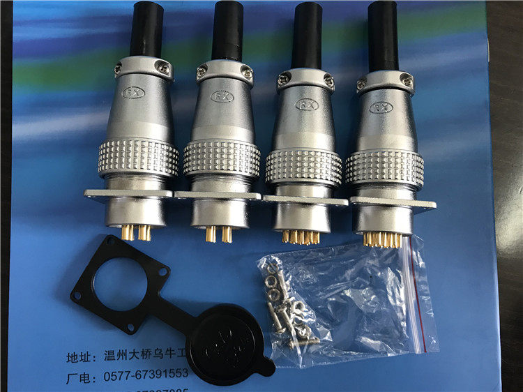 Wenzhou Rongxin aviation plug socket WS24-2-3-4-9-10-12-15-17-19 core TQ Z square seat