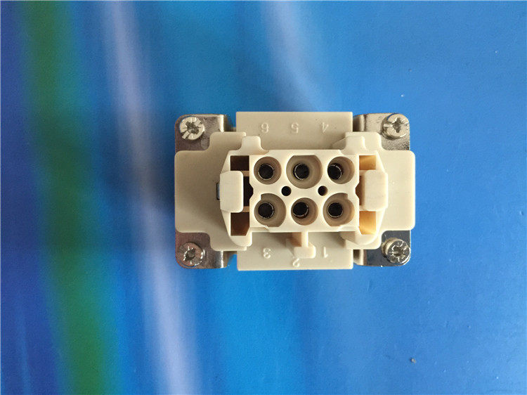 Heavy-duty connector rectangular aviation plug 6-core 10-core 16-core 24-core male pin female hole core M F16A core