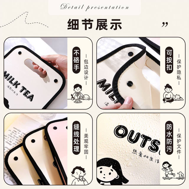 Vertical Accordion-Style Document Organizer Bag for Test Papers, Suitable for Middle School, Elementary, and High School Students, A3 Organizing Tool, First-Grade File Folder Bag, A4 Large Capacity, Can Fit in a Backpack