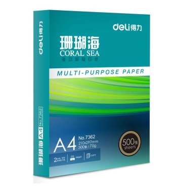 Deli Jiaxuan printing copy paper a4 paper full box 5 packs a test paper four white 70g80g white paper one pack 500 sheets Mingrui a type 70g 80g a4 single pack full pack student office paper wholesale