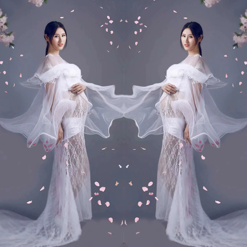 Mùa thu 2018 phụ nữ mới mang thai ảnh thời trang quần áo phụ nữ mang thai hình ảnh bà mẹ mang bầu studio chủ đề trang phục chụp ảnh