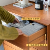 ER Black Wood Make June Little Dou Cabinet Северный твердый лес шесть дурац