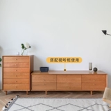 ER Black Wood Make June Little Dou Cabinet Северный твердый лес шесть дурац