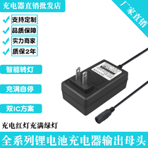 4 2V5V8 4V9V12 6V16 8V21V25 2V1A18650 lithium battery charger output DC female connector