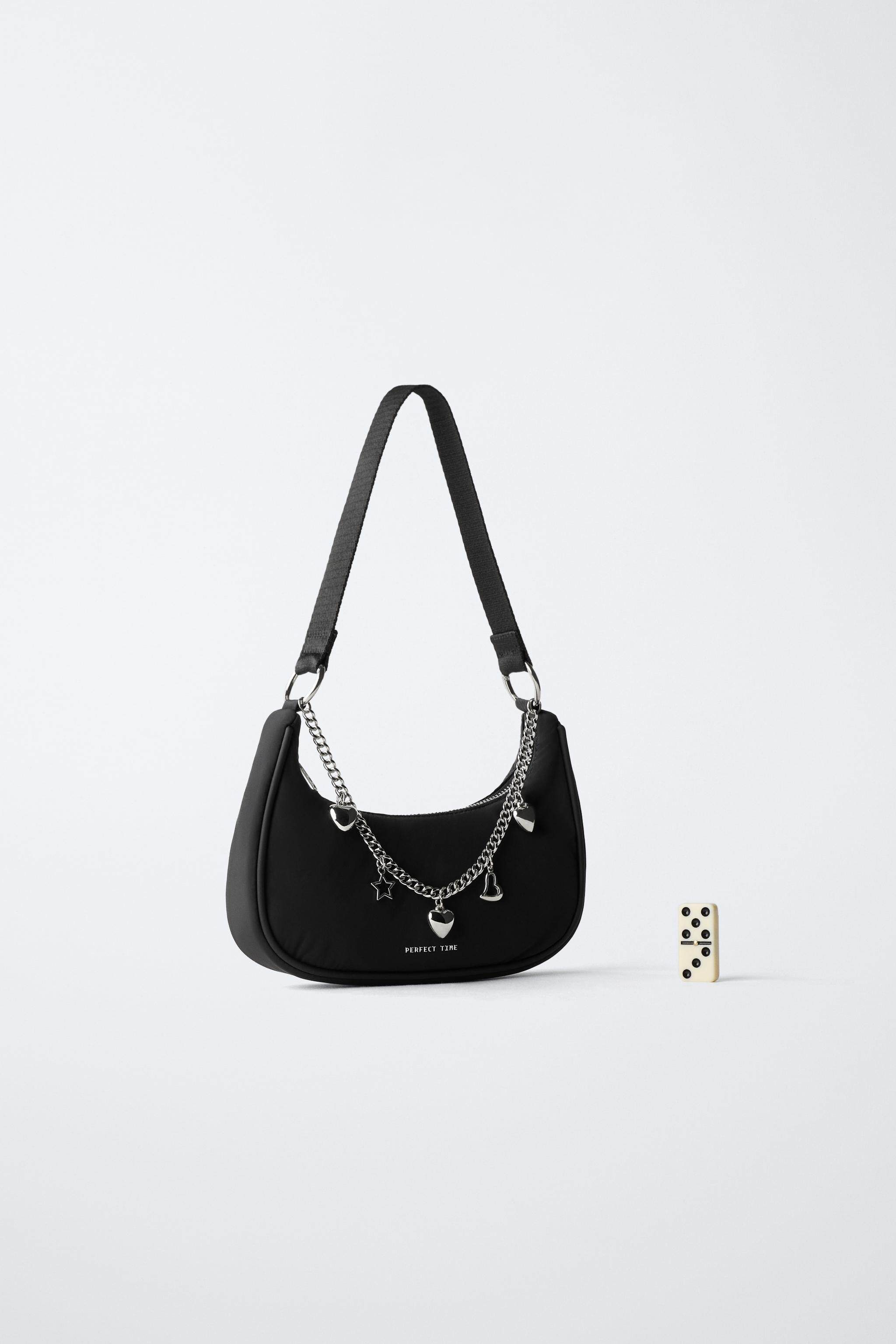 Сумка zara2025冬季新品 儿童包女童 挂饰简约百搭单肩包 1150630 800