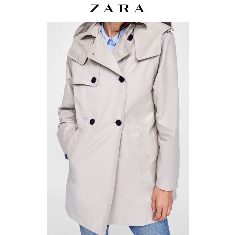 Trench pour femme ZARA en Coton - Ref 3227260 Image 5