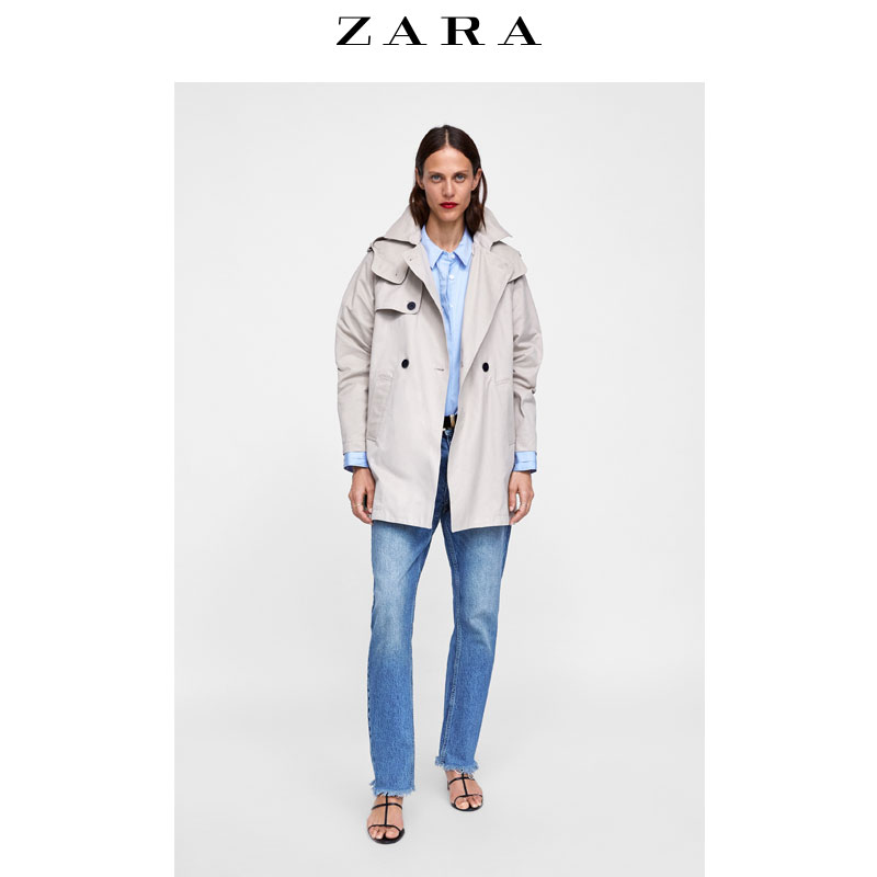 Trench pour femme ZARA en Coton - Ref 3227260 Image 2