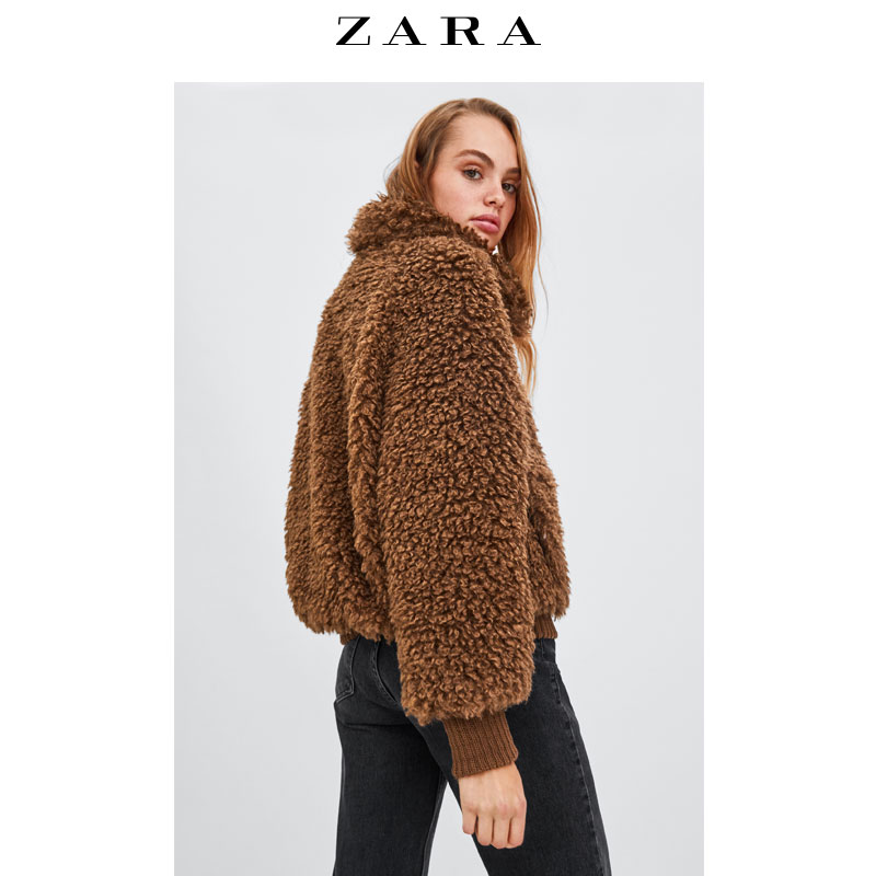 Manteau de fourrure femme ZARA - Ref 3172075 Image 5