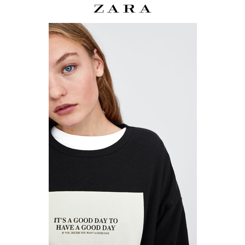 Sweatshirt femme ZARA - Ref 3213916 Image 3