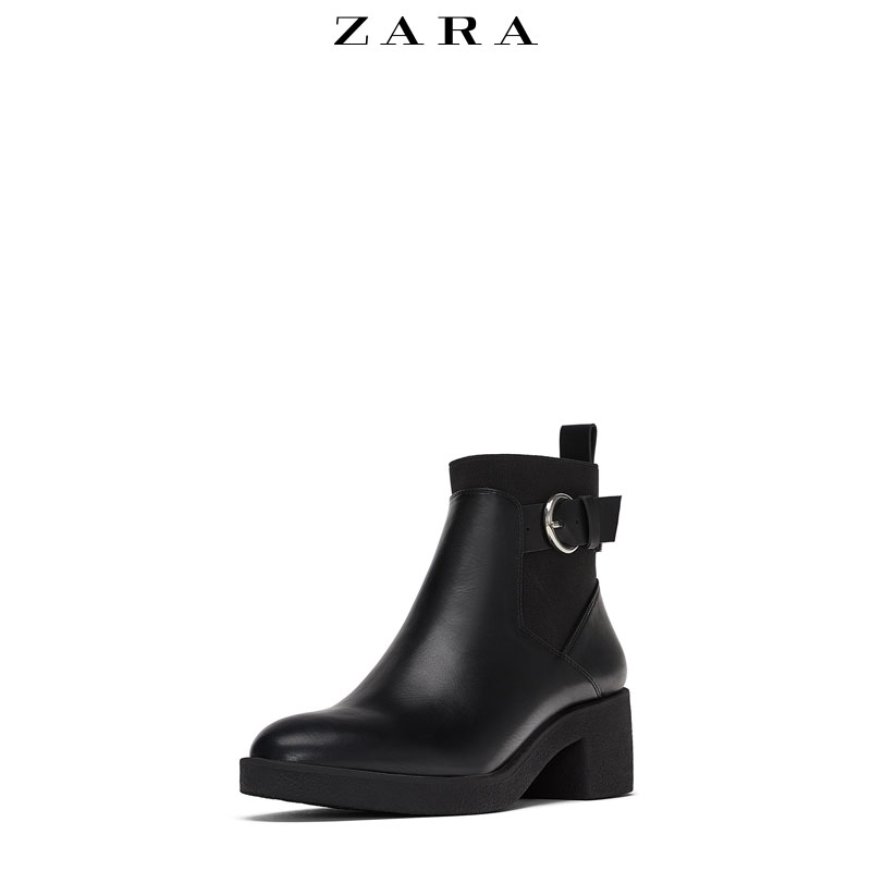 Bottes hiver pour femme ZARA en Caoutchouc - Ref 3247704 Image 2