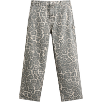 ZARA24 new autumn products mens BAO WEN printed carpenter style straight washed trousers 5862330 051