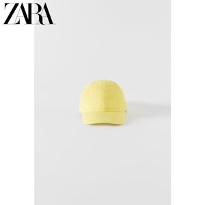 ZARA 新款 婴儿幼童 刺绣装饰素色鸭舌帽 00620548300