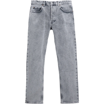 ZARA 2024 autumn and winter new products mens cotton washed slim straight comfortable denim casual pants 3991350
