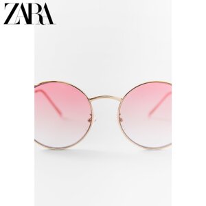 ZARA 新款 女装 PURPLE MAGAZINE 圆形太阳眼镜 02727902303