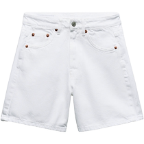 ZARA24 new summer product TRF womens TRF mid-waist denim casual shorts 8197075 250