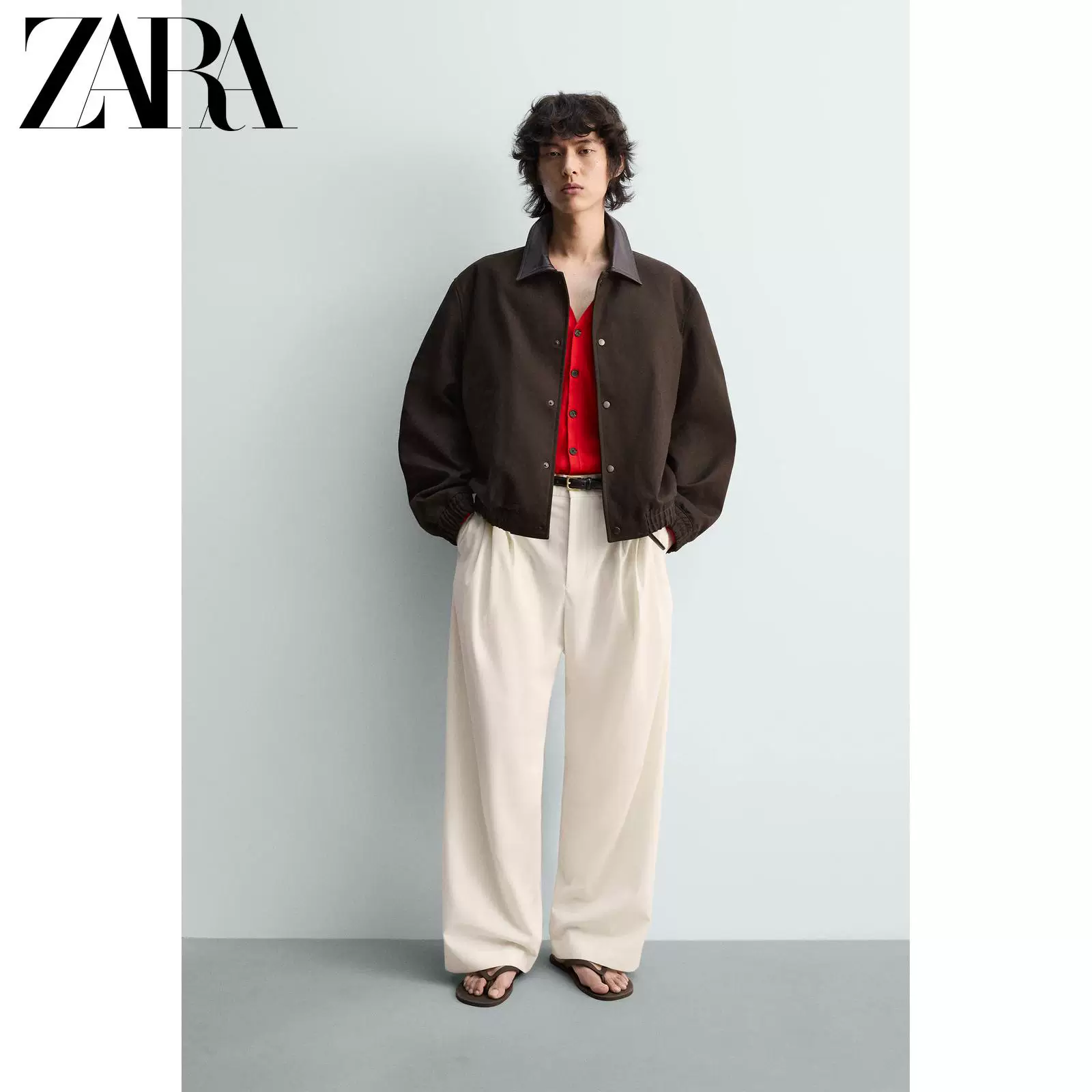 ZARA 2026 Весна-лето Новинки мужские свободные куртки ЛИМИТИРОВАННАЯ СЕРИЯ 4305315 700