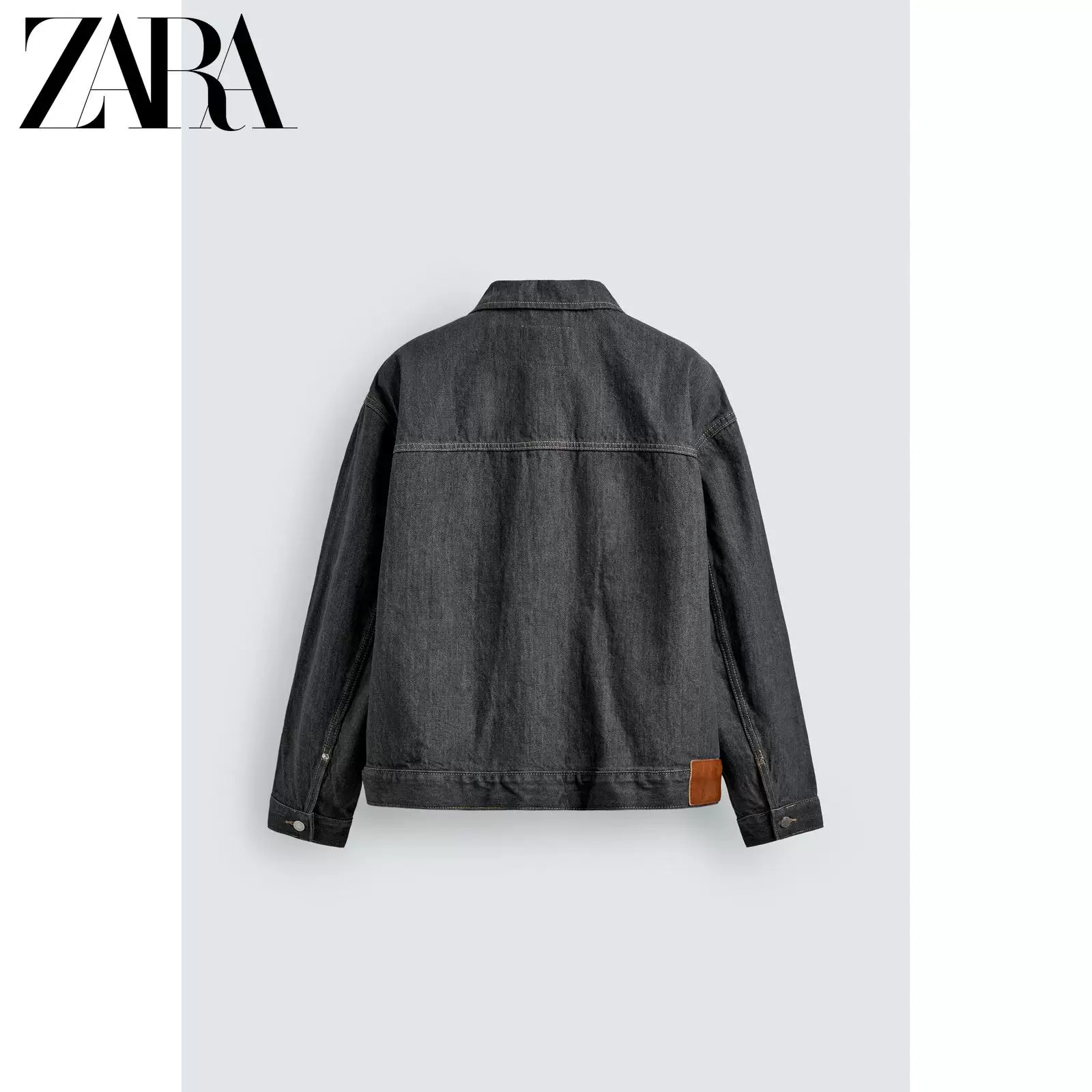 ZARA 2026 весна-лето новые товары мужская свободная немытая хлопковая деним куртка 4551444 802