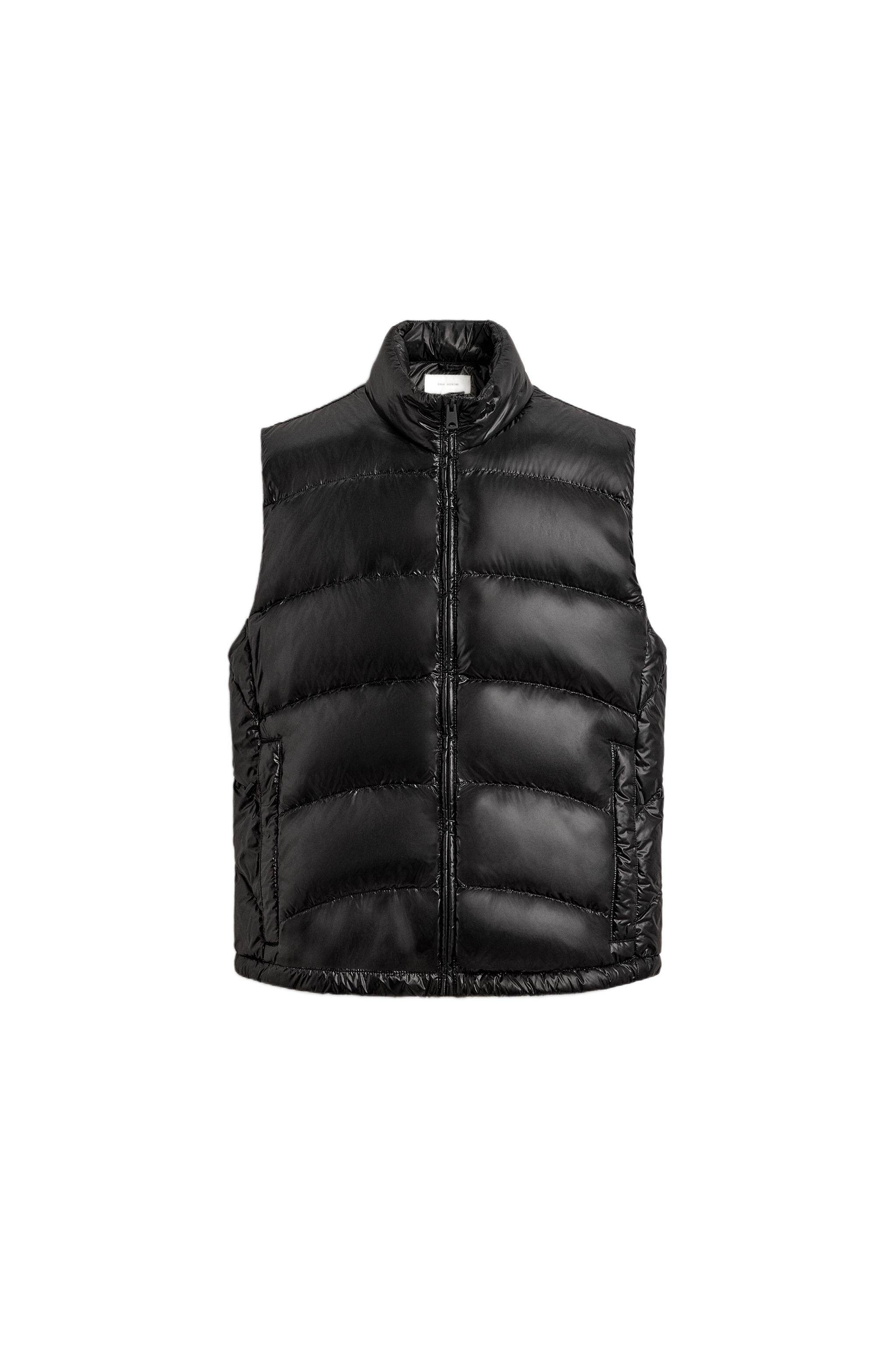 Пуховой жилет zara[origins] 男装 修身直筒棉服立领羽绒马甲背心 4302213 800