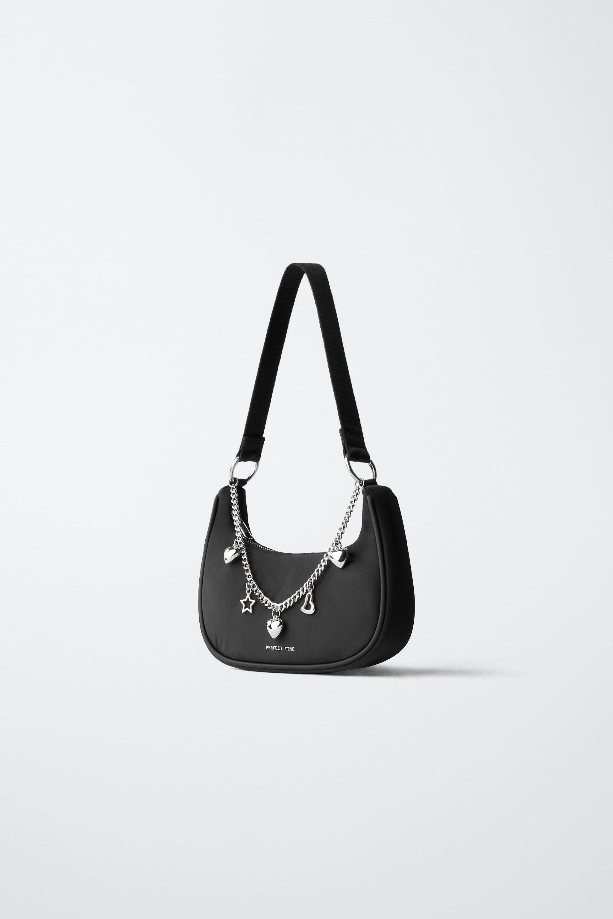 Сумка zara2025冬季新品 儿童包女童 挂饰简约百搭单肩包 1150630 800