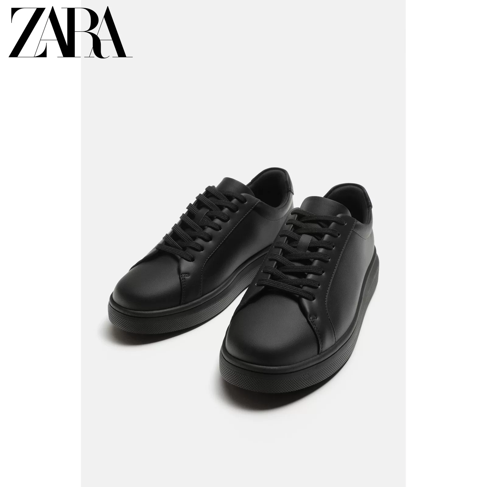 ZARA Новая коллекция мужские кроссовки однотонные простые толстая подошва повседневные кроссовки 2215520