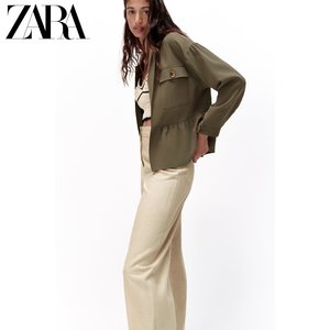 ZARA 新款 女装 叠层装饰外套 03046068505