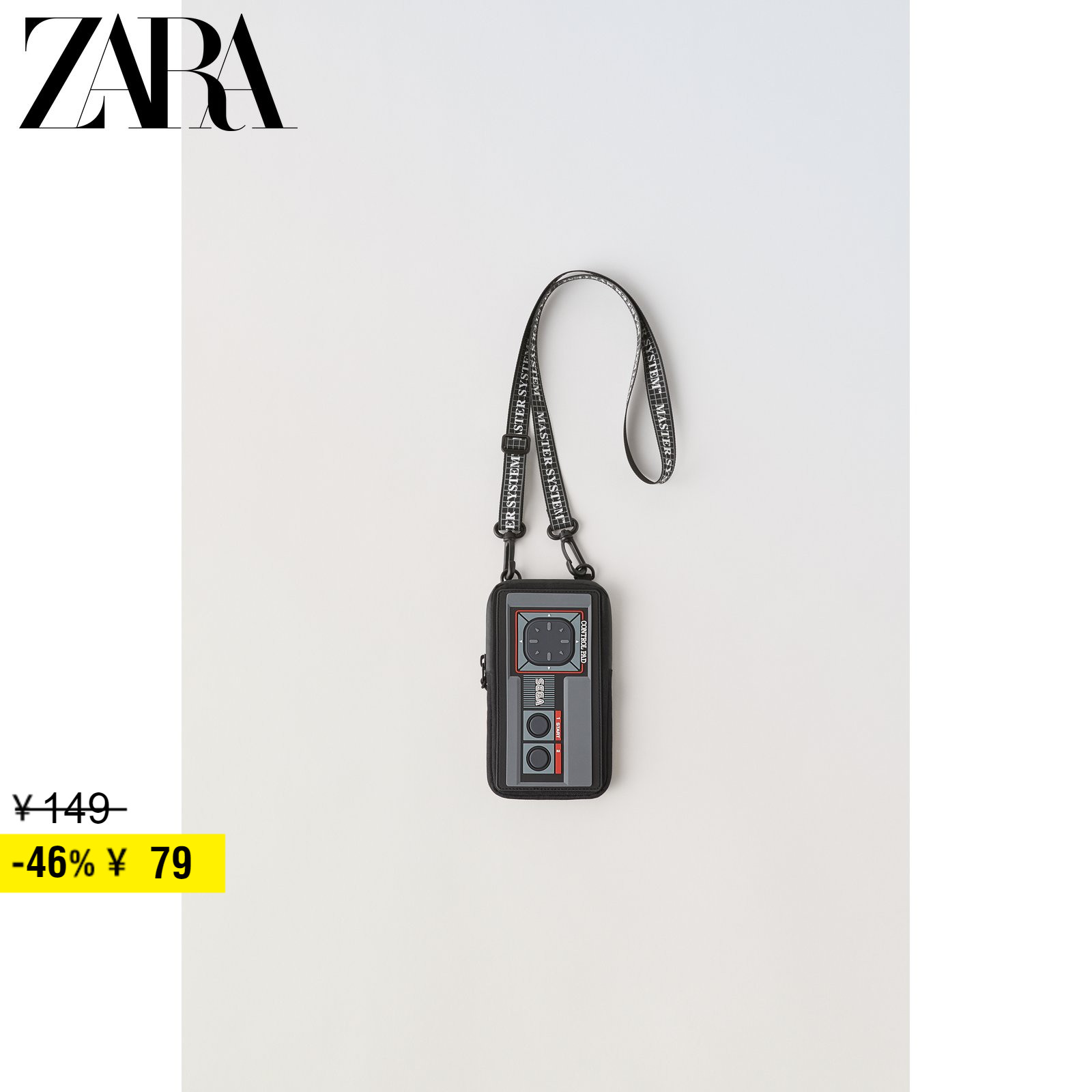 ZARA discount season child packs boy joint Shiga TV consoles printed mobile phone bag 1481230802-Taobao