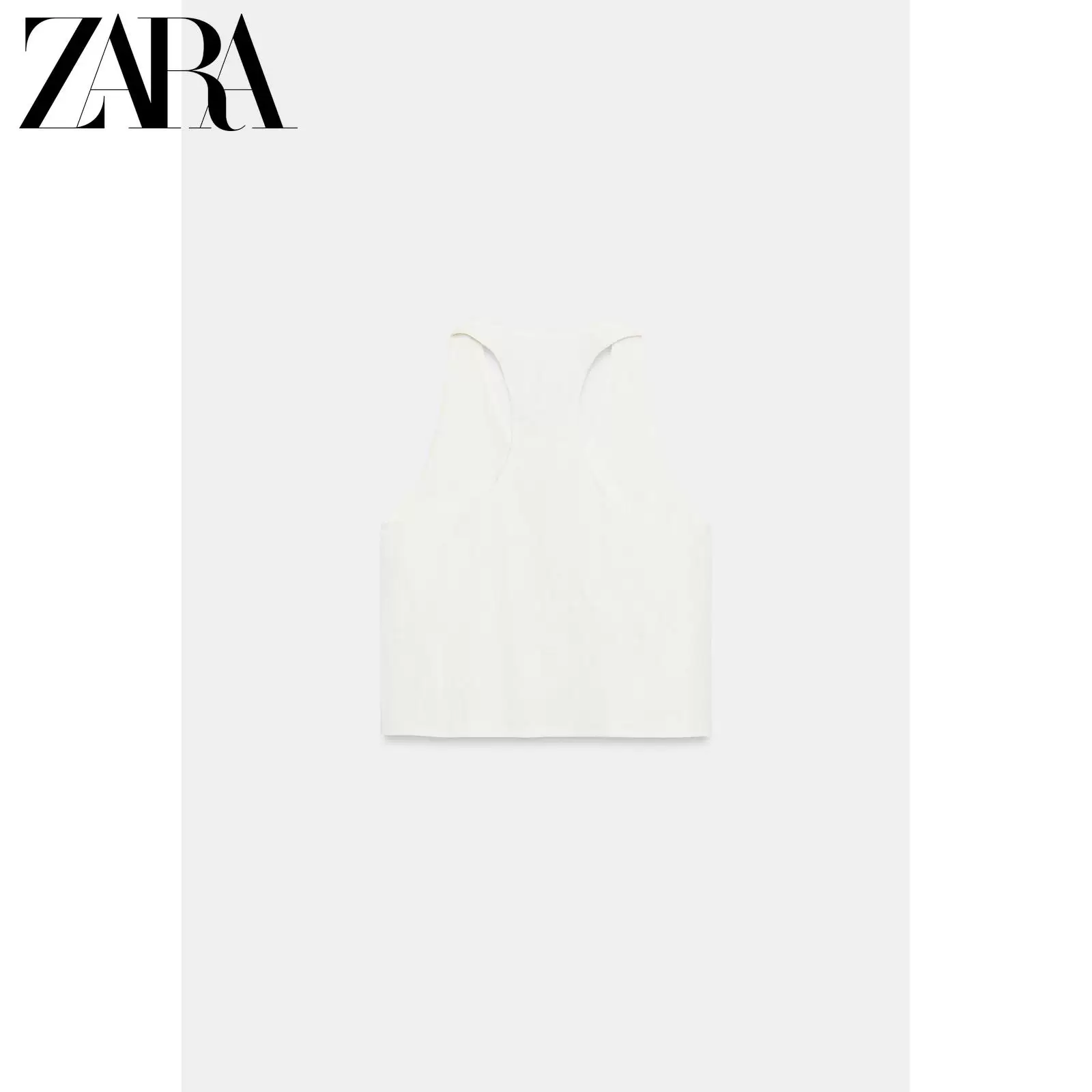ZARA 2026 весна-лето новая коллекция TRF женский жилет без рукавов из льна с V-образным вырезом Breasted Vest 5427707 251