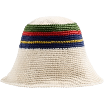 ZARA2024 new autumn products mens cotton striped crochet fisherman hat 3920333 712