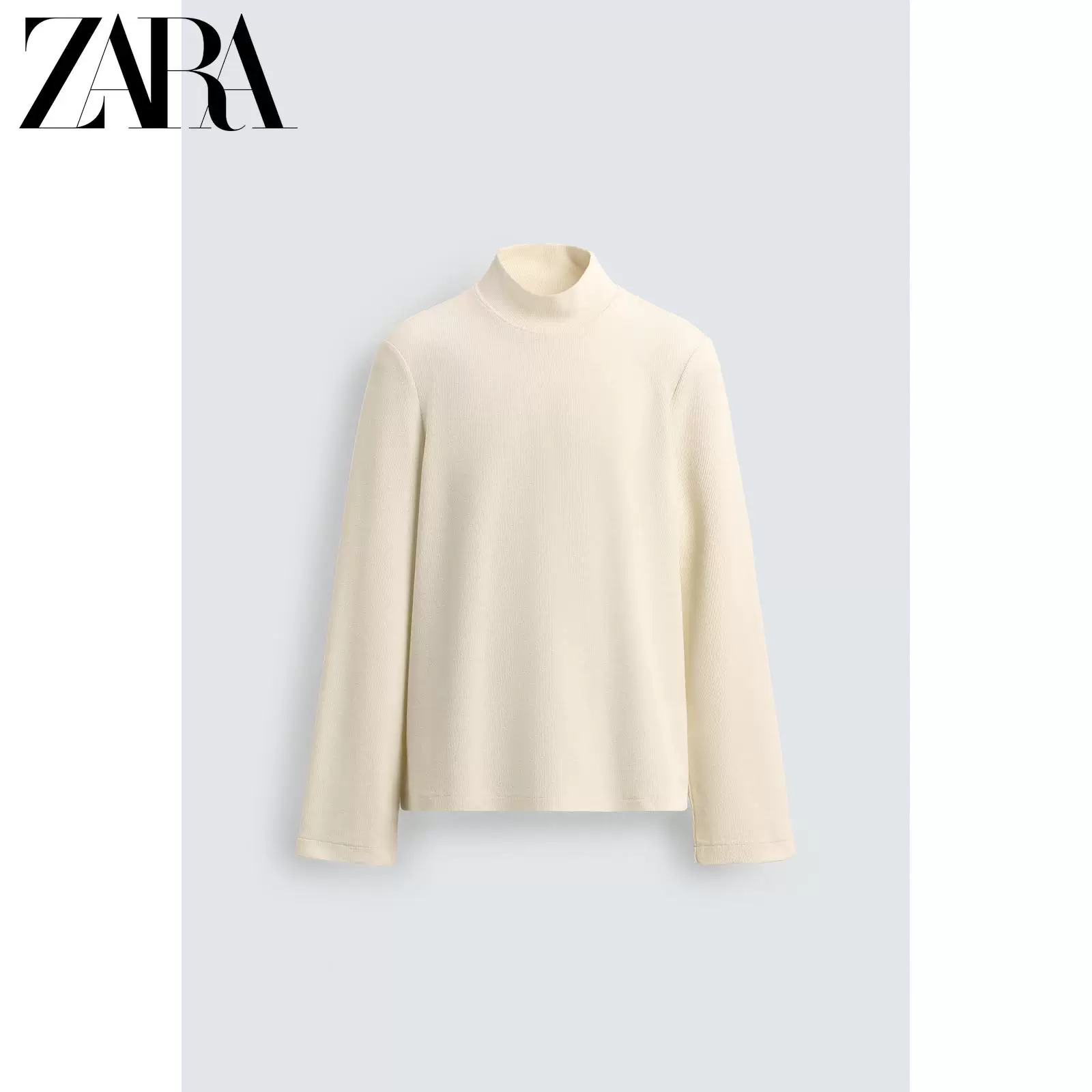 Летний эластичный тканевый материал ZARA, комфортная вещь с длинным рукавом, свободный крой