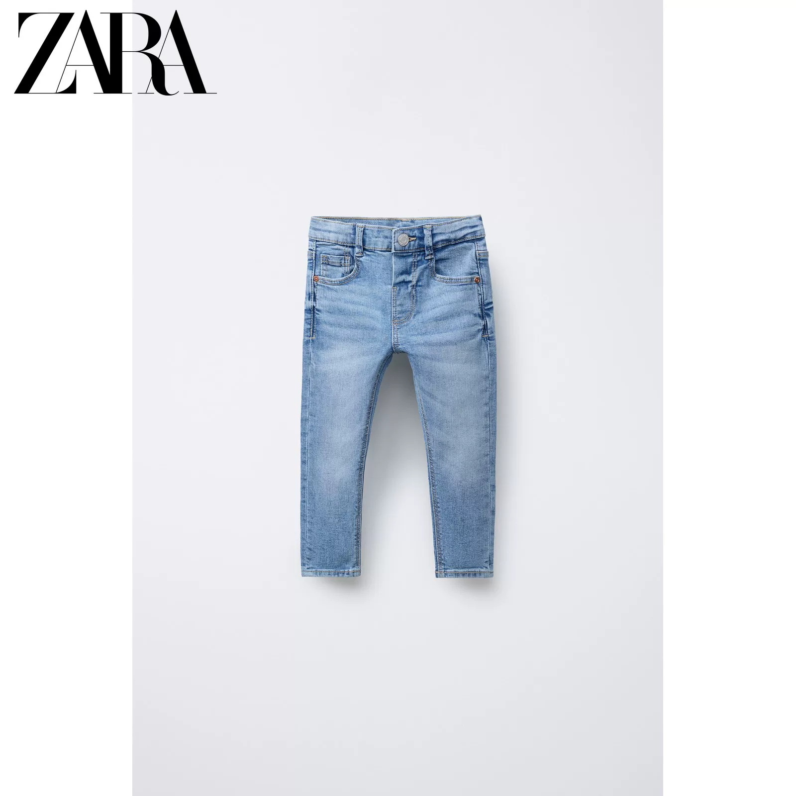 ZARA 2026 Весна и Лето Новинки Детские товары Младенцы и малыши Базовые Узкие Повседневные джинсы 4433607 427