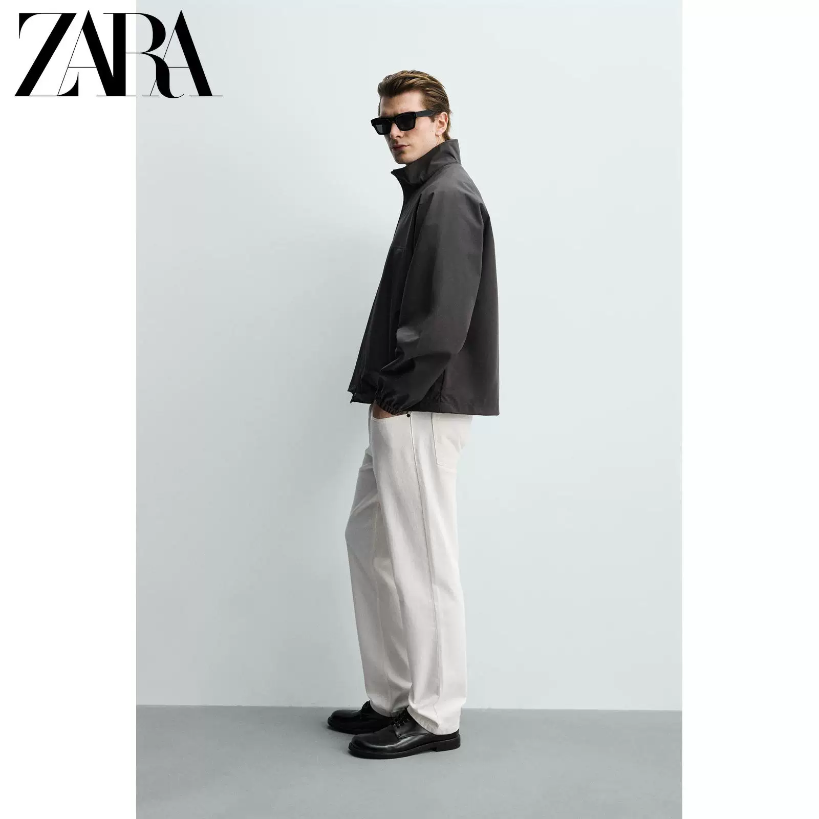 Летняя легкая и тонкая водонепроницаемая куртка ZARA, свободный прямой крой