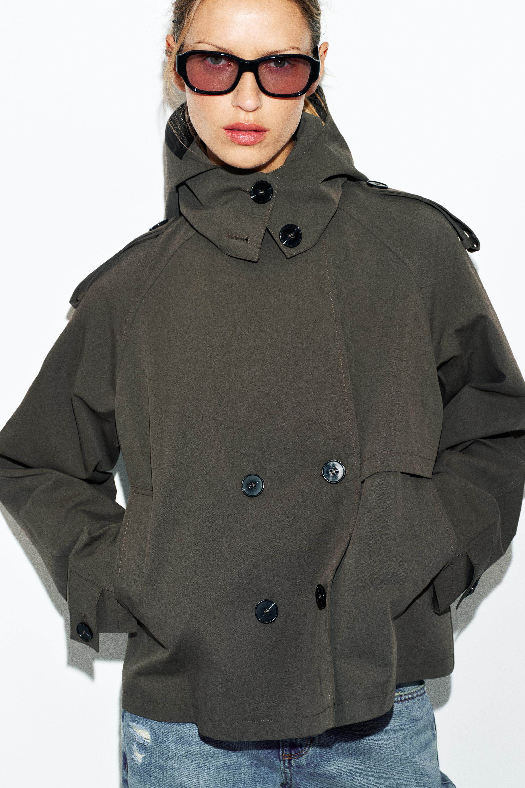 ZARA 2026 новая весна и лето Вкус женщины длинный рукав отворот свободный случайный закрытый короткий ветровка 6318050 962 