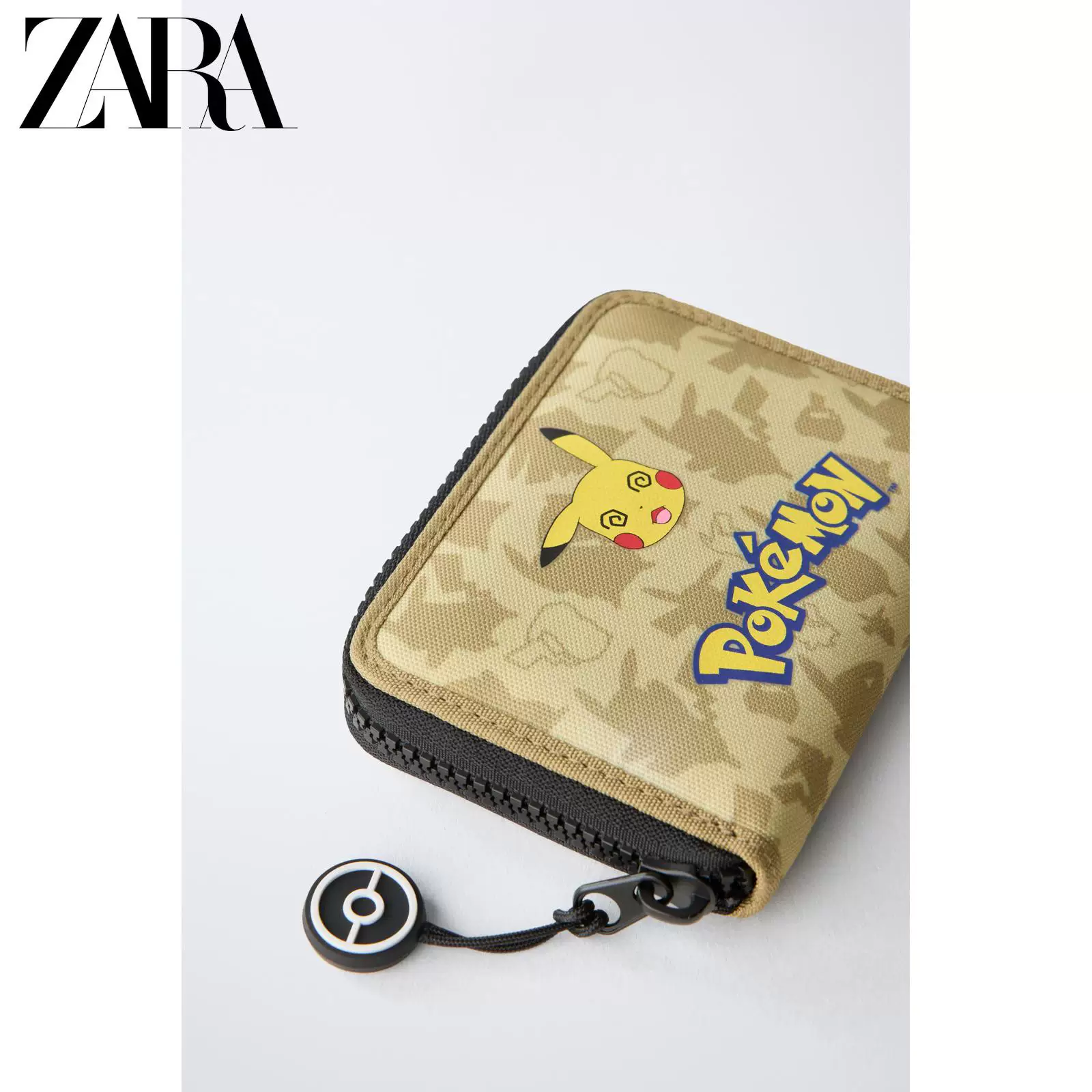 ZARA 2025 зимние новые товары Детский рюкзак для мальчиков Покемоны Пикачу Кошелек 1411730 300