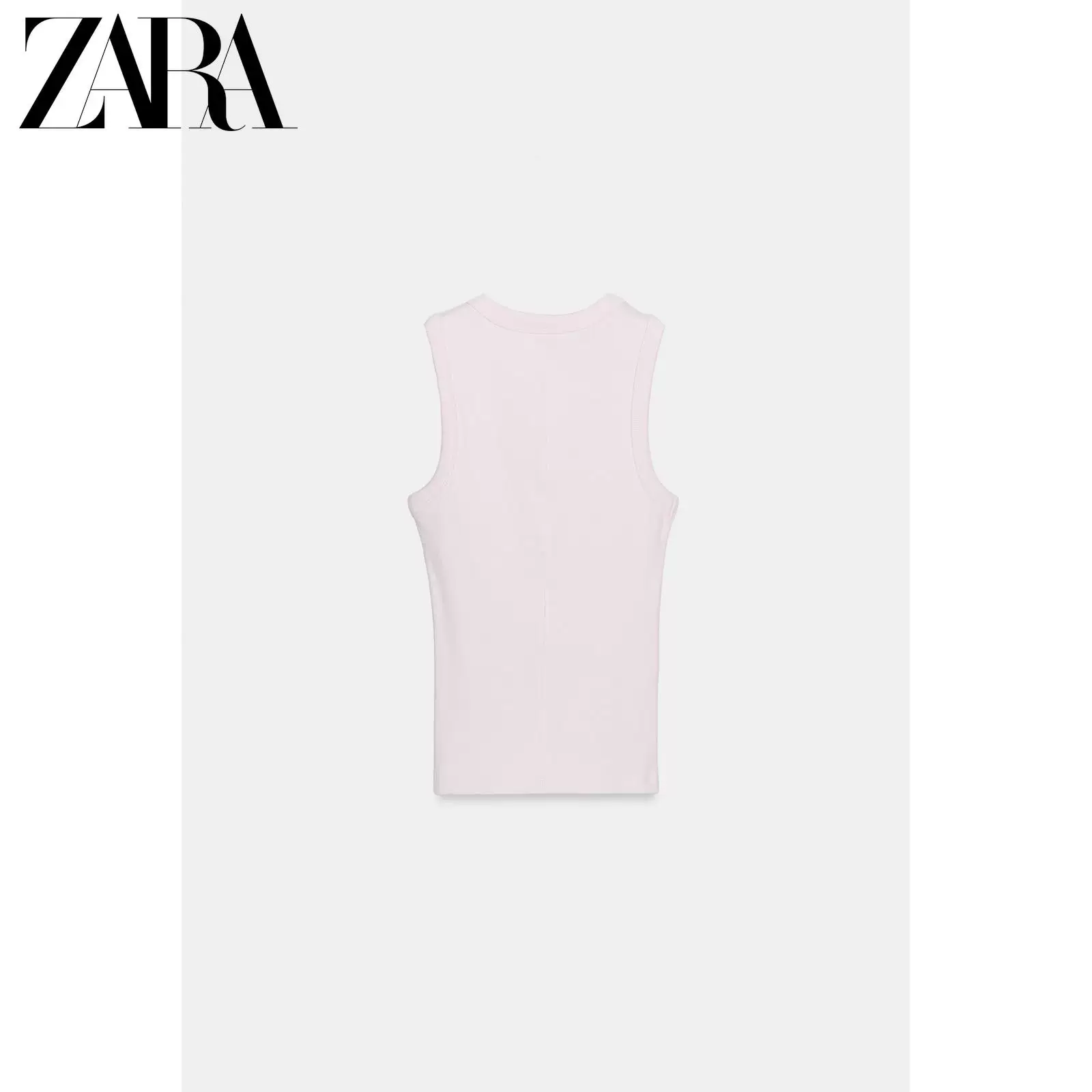 Женский топ-свитер COTTON BLEND с круглым вырезом от ZARA 2026 весна-лето, водолазка, 3253330 621
